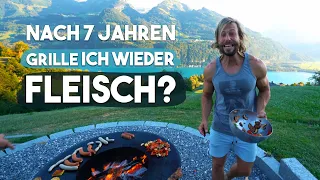 Nach 7 Jahren grille ich wieder Fleisch| Mit dem VW Bus unterwegs