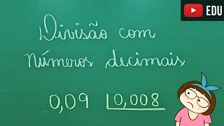 Divisão com Números Decimais - Professora Angela Matemática