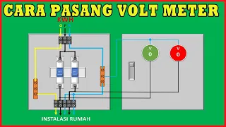 CARA MEMASANG BOX MCB DAN VOLT METER DIGITAL