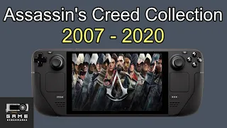 The Entire Assassin's Creed Franchise On The STEAM DECK (Mainline) 800P