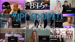 BTS (방탄소년단) - 쩔어(DOPE) MV reaction mashup