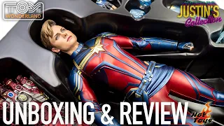 Hot Toys Captain Marvel Avengers Endgame Unboxing & Review