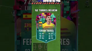 92 Ferran Torres Review in FIFA 23 #shorts #short