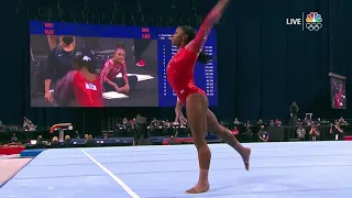 Watch Simone Biles Do The Biles (x2) In Her Floor Routine