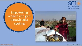 SCI's CSW67 Virtual Parallel Event, "Empowering Women and Girls Through Solar Cooking"