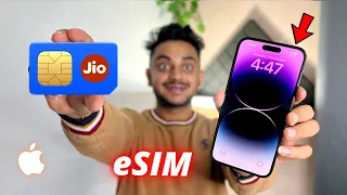 How To Setup eSIM on iPhone | iPhone 14, iPhone 13, iPhone 12 & iPhone 11 | Jio or Airtel