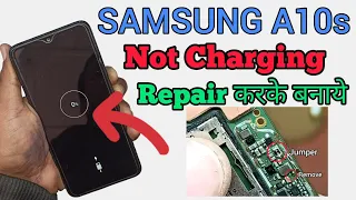 Samsung A10s || Not Charging || Problem Solution || Charging IC Jumper || Easy Repairing Trick.