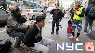 New York City's most PAINFUL street massage? Acupressure is no joke