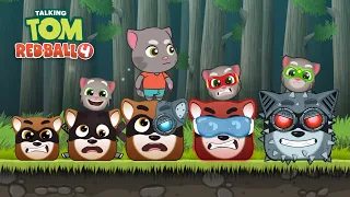 Talking Tom x Red Ball 4 | Talking Tom, Super Tom & Titanium Force Tom Vs All Raccoon Boss