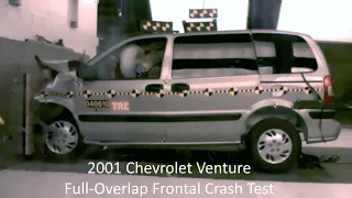 1997-2005 Chevrolet Venture / Pontiac Trans Sport / Montana (SWB) Full-Overlap Frontal Crash Test