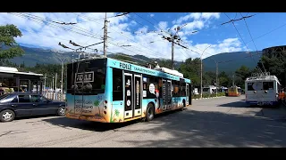 Троллейбус СВАРЗ-МАЗ 6275 2016 г.в. №6503 на автономном ходу г. Ялта