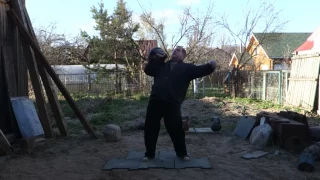 81,4 KG OLD TIME KETTLEBELL PRESS ATTEMPTS ПОПЫТКИ ПОЖАТЬ ГИРЮ 5 ПУДОВ 81,4 КГ