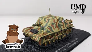 German Panzer IV Brummbär (Grumpy Bear), Assault Gun, Italy 1944, DeAgostini 1:72 Diecast Model