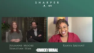 Justice Smith, Briana Middleton, Julianne Moore, Sebastian Stan & More Talk New Movie 'Sharper'