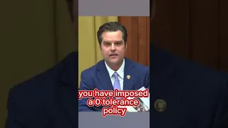 Mr Gaetz Unleashes on ATF Director Over Pistol Brace Rule 🇺🇸 #atf #mattgaetz #floridacongressman