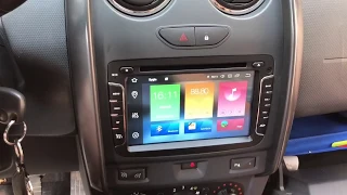 Dacia DUSTER  -LOGAN OEM radio replacement system with GPS and parking camera