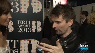 Muse's Matt Bellamy on GRAMMYs vs BRITs - BRIT Awards 2013