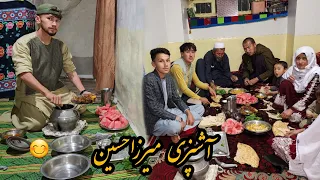 پذیرایی میرزاحسین از مادر محمد ذکی،کبرا و آقای بهیج🥰زندگی زیباست