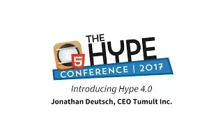 Hype Conference 2017 Keynote