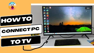 How to Connect PC to TV /terabyte VGA2HDMI Video converter Oneplus y1s edge tv