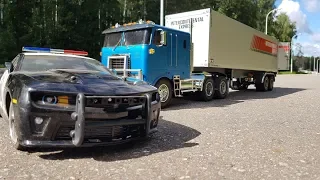 Тормознули фуру, а там .......   Прицеп за 30 000 руб. для грузовика (Tamiya RC Truck)