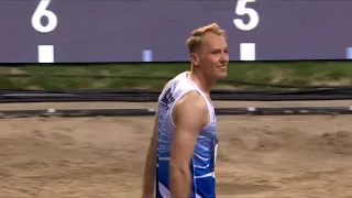 Complete Men's Long Jump. Brussels Diamond League. King Baudouin Stadium, September 3, 2021.