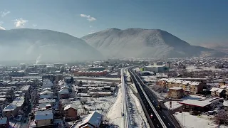 Sarajevo  Otes in snow 2021 4k