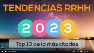 Tendencias de RRHH para 2023