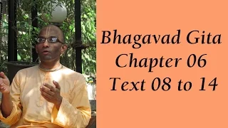 Bhakti Shastri (081) - Bhagavad Gita Chapter 06 Text 08 to 14