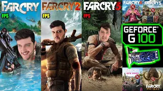 GeForce G 100 | Far Cry "Franchise" - (1, 2, 3...and crashes)