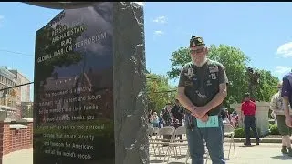 Eagle Scout’s veterans monument debuts in Warren