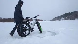 Электрофэтбайк 2000 ватт дрифт))) drift electric bike.