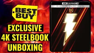 Shazam! Best Buy Exclusive 4K Ultra HD SteelBook Unboxing