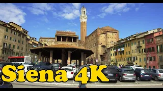 Walk around Siena Italy. [4K]