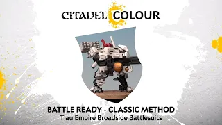 How to Paint: T'au Empire Broadside Battlesuits – Classic Method