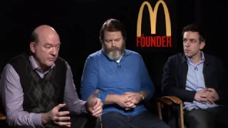 Nick Offerman, B.J. Novak and John Carroll Lynch talk The Founder!