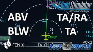 TCAS Modes and Usage Explained: ABV/BLW? TA or TA/RA? | Real Airbus Pilot