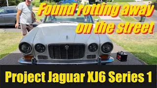 Street find Jaguar 1972 XJ6 rotting away!