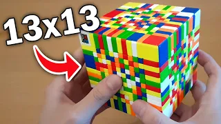 HOW I SOLVED THE GIGANTIC 13X13 RUBIK'S CUBE