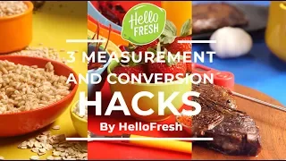 3 Measurement and Conversion Hacks You Need In The Kitchen