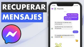 TRUCO: RECUPERAR MENSAJES BORRADOS DE FACEBOOK MESSENGER | DESDE EL CELULAR Y LA PC ✅