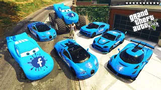 GTA 5 - Stealing MODIFIED FACEBOOK Super Cars with Franklin! (Real Life Cars #143 )