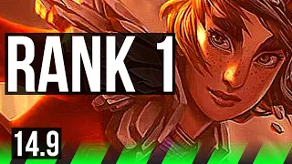 TALIYAH vs KHA'ZIX (JGL) | Rank 1, Rank 1 Taliyah, 5/1/7, 65% winrate | EUW Challenger | 14.9