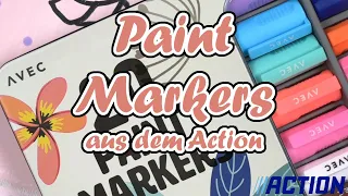 Paint Markers || Action || Test und kleine Idee