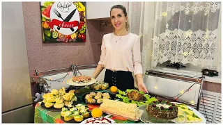 ⚡⛄Большой Новогодний стол за 3500 рублей❄️🎄Готовлю 11 блюд: закуски, торты, салаты