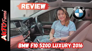 Review BMW F10 520d Luxury 2016 with Melysa Autofame !!!