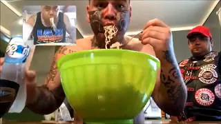 Mongrel Mob VS Black Power Noodle Eating Competition