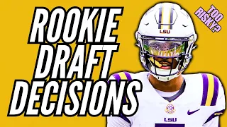 Solving Your TOUGH Dynasty Rookie Rookie Draft Decisions