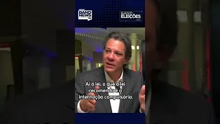 Fernando Haddad: “Cracolândia e tráfico de drogas são problemas do governador”