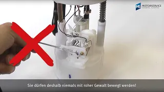 Kraftstofffördermodule richtig einbauen